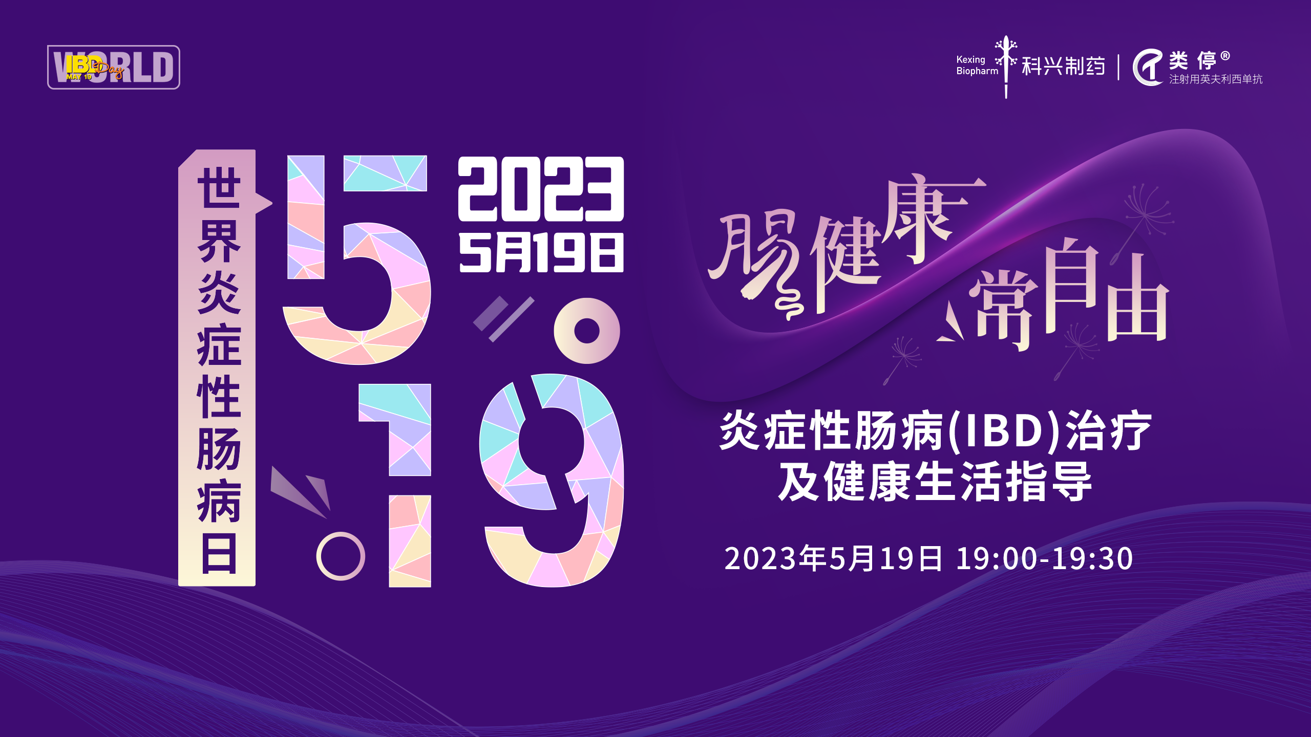 5.19世界炎癥性腸病日 | 愛在鵬城，點亮紫光